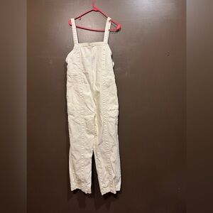 Chelsea & Violet Cream Denim Overalls